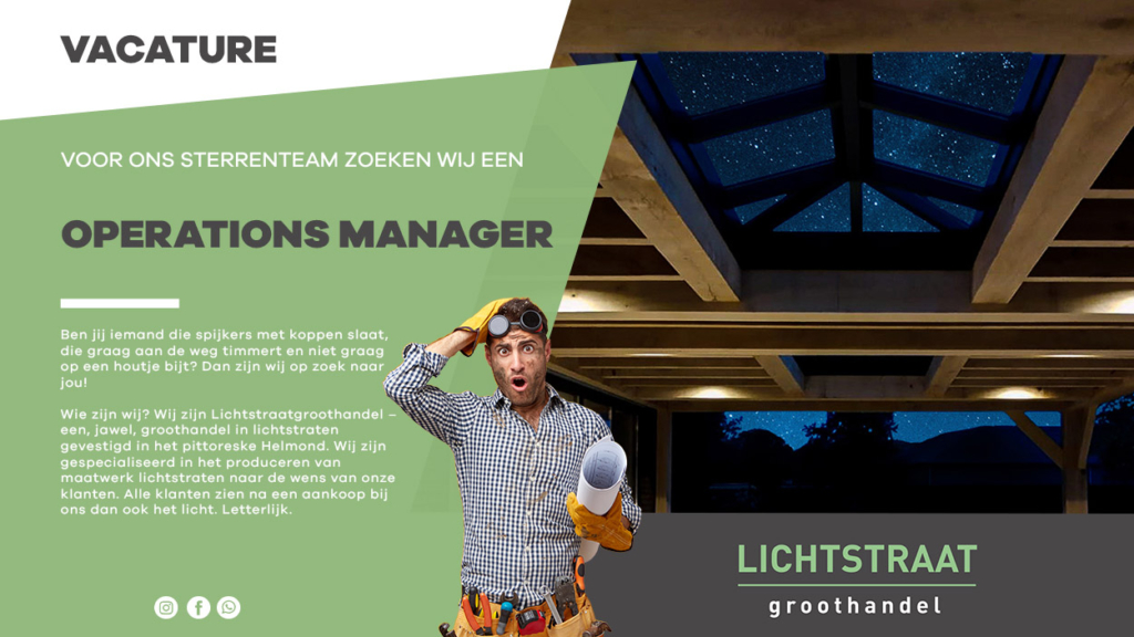 vacature operations manager web